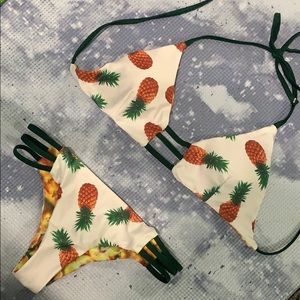 Small Reversible Pineapple Bikini (Zaful)